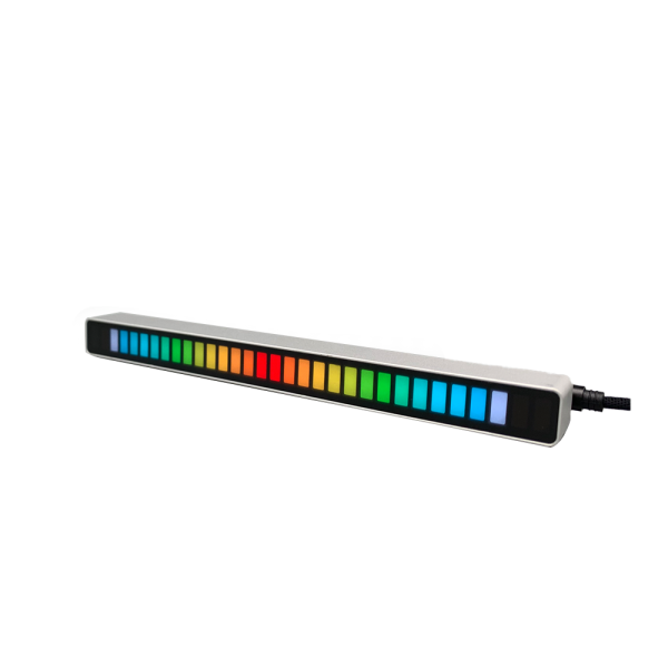 Inoleds Light of Throne Μπάρα Φωτισμού LED RGB Music Bar 2W με Αναγνώριση Φωνής Μαύρη/Ασημί INORGBMUSICBAR