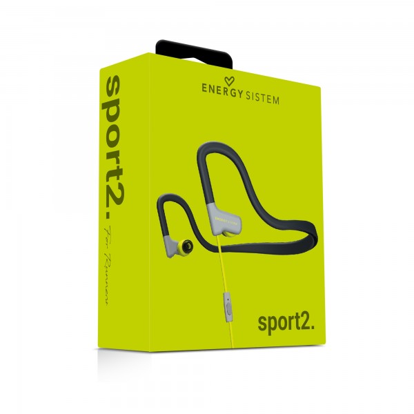 ENERGY SISTEM Earphones Sport 2 Yellow mic 429363