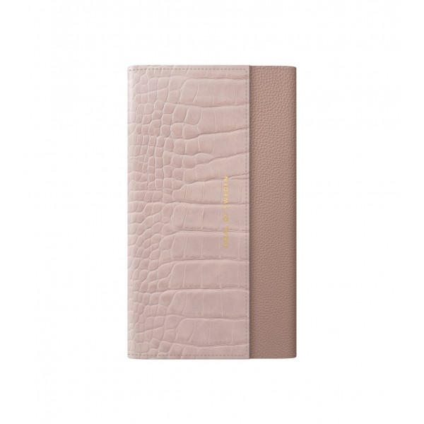 IDEAL OF SWEDEN Θήκη πορτοφόλι iPhone 12 Pro Max Signature Clutch Misty Rose Croco IDSCSS20-I2067-211