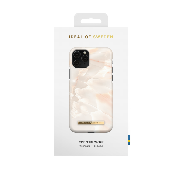 IDEAL OF SWEDEN Θήκη Fashion iPhone 11 Pro/XS/X Rose Pearl Marble IDFCSS21-I1958-257