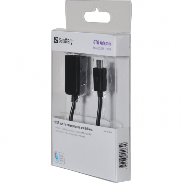 SANDBERG OTG Adapter MicroUSB M - USB F 440-64