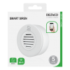 Deltaco Smart Home WiFi Σειρήνα 105 dB white SH-SI01