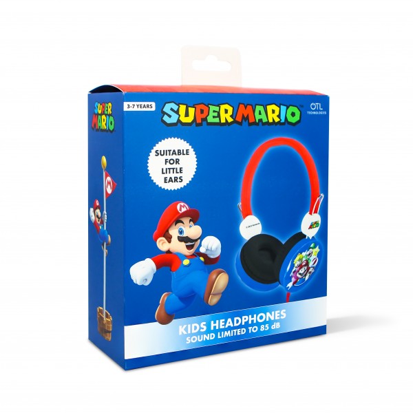 OTL Παιδικά Ακουστικά Κεφαλής SUPER MARIO AND FRIENDS Μπλε SM0878