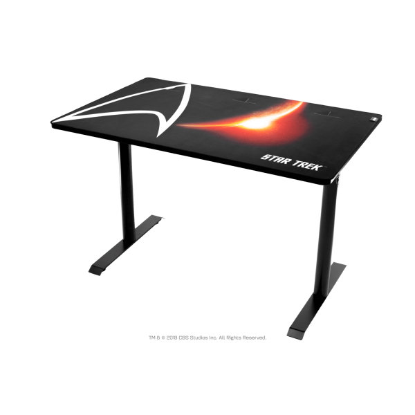 Arozzi Gaming γραφείο 114x72.5x72cm ARENA-LEGG-ST-BK Star Trek edition