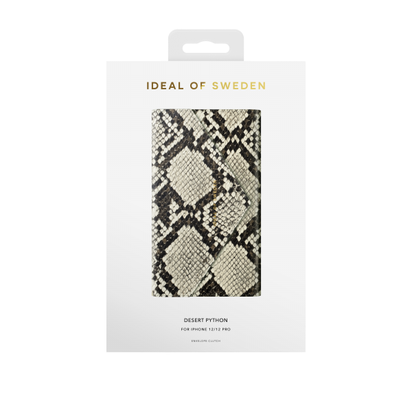 IDEAL OF SWEDEN για το iPhone 12/12 Pro Envelope Clutch  Desert Python IDECSS20-I2061-203