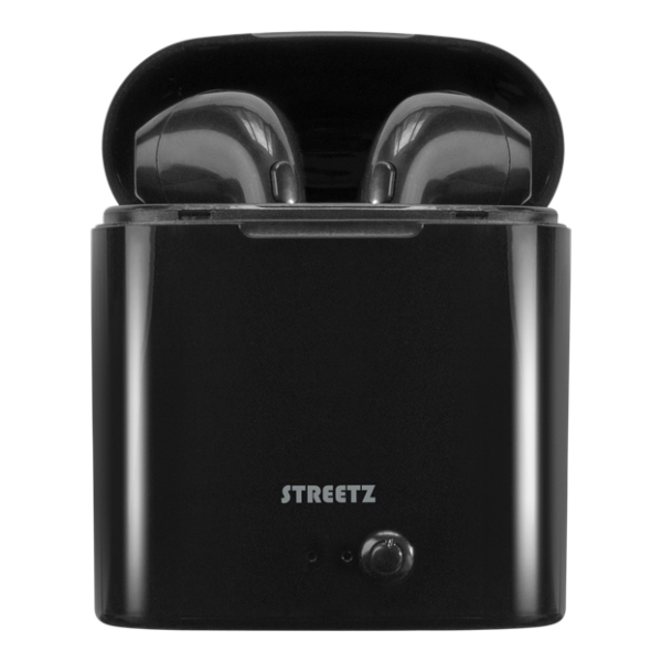 STREETZ True Wireless Grand Ακουστικά Ψείρες Μαύρα TWS-0007