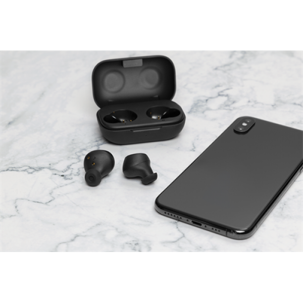 STREETZ True Wireless in-ear headphones με charging case BT 5 TWS Μαύρο TWS-110