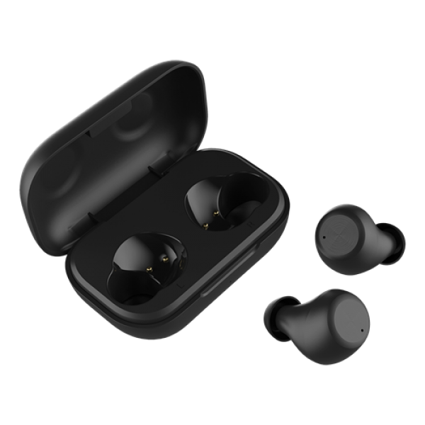 STREETZ True Wireless in-ear headphones με charging case BT 5 TWS Μαύρο TWS-110