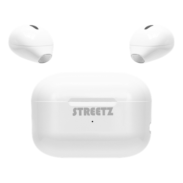 Streetz True Wireless ακουστικά Λευκό TWS-114