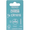 DELTACO Ultimate Μπαταρία Λιθίου 3V CR1616 button cell 1 τεμάχιο Οικολογική FSC Συσκευασία ULT-CR1616-1P