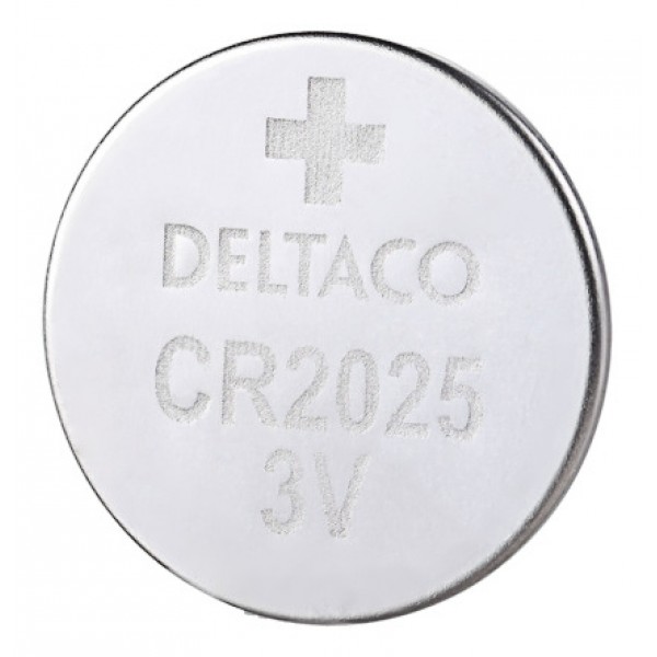 DELTACO Ultimate Μπαταρία Λιθίου 3V CR2025 button cell 1 τεμάχιο Οικολογική FSC Συσκευασία ULT-CR2025-1P