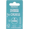 DELTACO Ultimate Μπαταρία Λιθίου 3V CR2032 button cell 1 τεμάχιο Οικολογική FSC Συσκευασία ULT-CR2032-1P