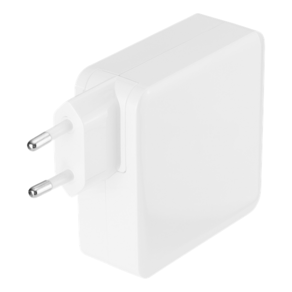 Deltaco USB-C wall charger 65 W, white USBC-AC140