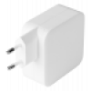 Deltaco USB-C wall charger, GaN technology, 2x USB-C PD, total 100 W USBC-GAN03