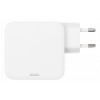 Deltaco USB-C wall charger, GaN technology, 2x USB-C PD, total 100 W USBC-GAN03