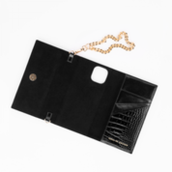 IDEAL OF SWEDEN Θήκη πορτοφόλι iPhone X/XS/11 Pro  Neo Noir Croco Studio Clutch IDSTCAW20-1958-236