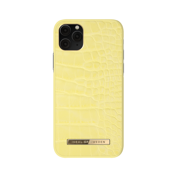 IDEAL OF SWEDEN Atelier Case για iPhone 11 Pro/XS/X Lemon Croco IDACSS21-I1958-263