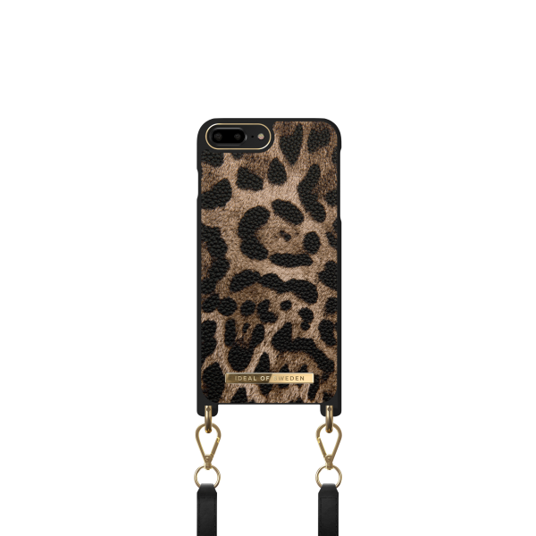 IDEAL OF SWEDEN θήκη λαιμού iPhone 8/7/6/6s Plus Midnight Leopard IDNCAW21-I7P-330