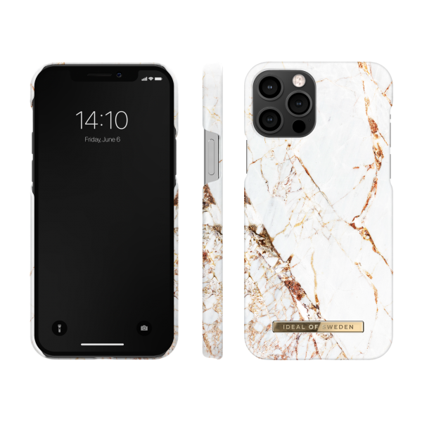 IDEAL OF SWEDEN Θήκη Fashion iPhone 12/12 Pro Carrara Gold IDFCA16-I2061-46