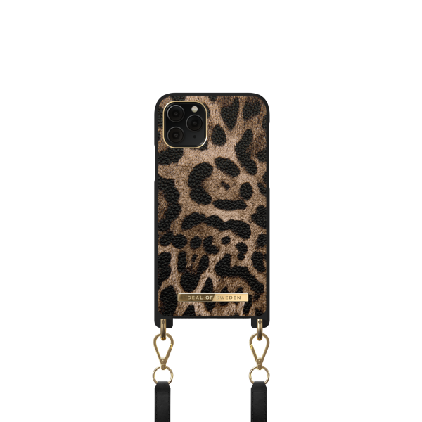 IDEAL OF SWEDEN θήκη λαιμού iPhone 11 Pro/XS/X Midnight Leopard IDNCAW21-I1958-330