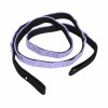 FITPADDY Ελαστική Ζώνη Yoga Stretch Strap 180 cm Μαύρο/Μωβ YGSP01