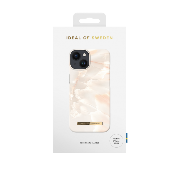 IDEAL OF SWEDEN Θήκη Fashion Case iPhone 13/14 Rose Pearl Marble IDFCSS21-I2261-257