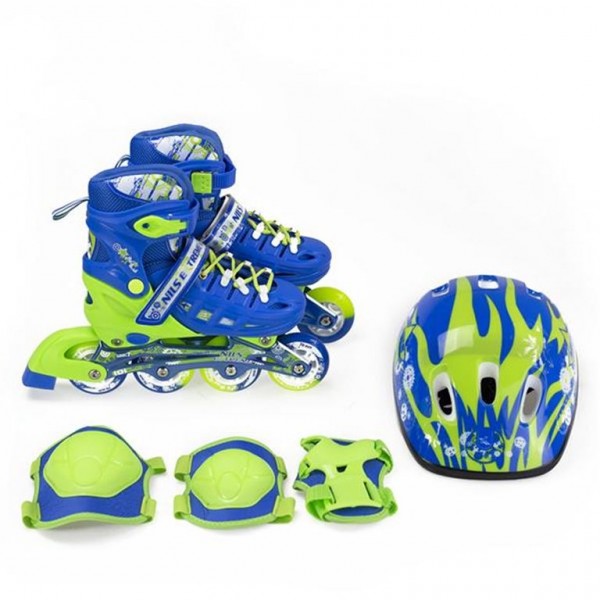 Αυξομειούμενα Πατίνια Roller NA 1015 A INLINE NILS EXTREME Μπλέ ΣΕΤ - MEDIUM(35-38)