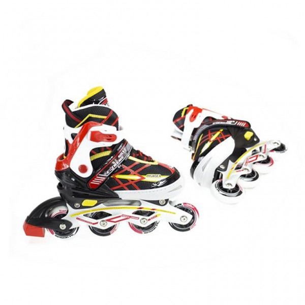 Αυξομειούμενα Πατίνια Roller NA 1160A INLINE SKATES NILS EXTREME ΜΑΥΡΟ/ΚΟΚΚΙΝΟ-SMALL (31-34)