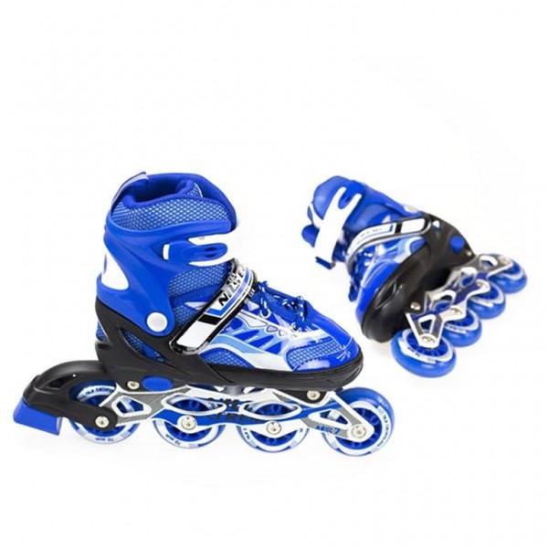 Αυξομειούμενα Πατίνια Roller NJ 1828 A INLINE SKATES NILS EXTREME ΜΠΛΕ-SMALL (31-34)