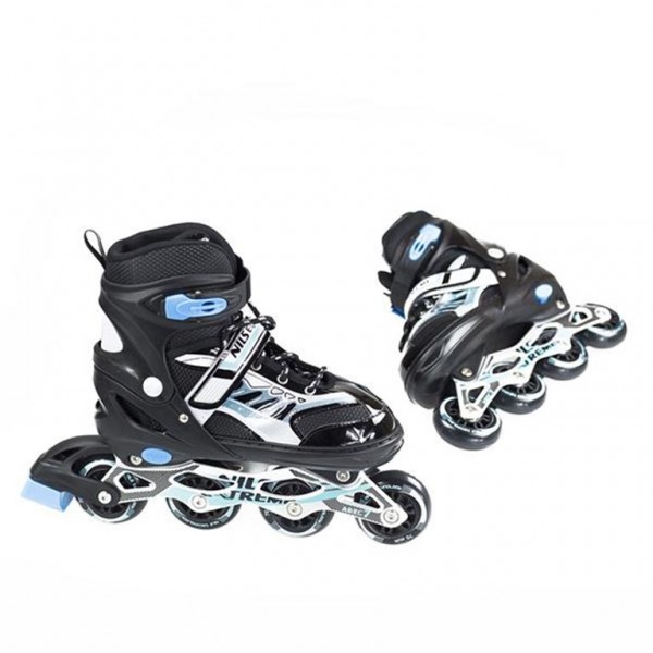 Αυξομειούμενα Πατίνια Roller NJ 1828 A INLINE SKATES NILS EXTREME ΜΑΥΡΟ -SMALL (31-34)