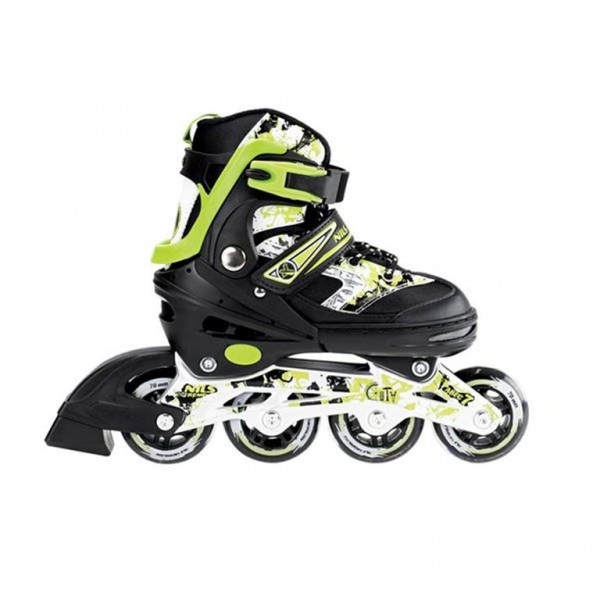 Αυξομειούμενα Πατίνια Roller NJ 3012A INLINE SKATES NILS EXTREME ΠΡΑΣΙΝΑ - LARGE (38-41)