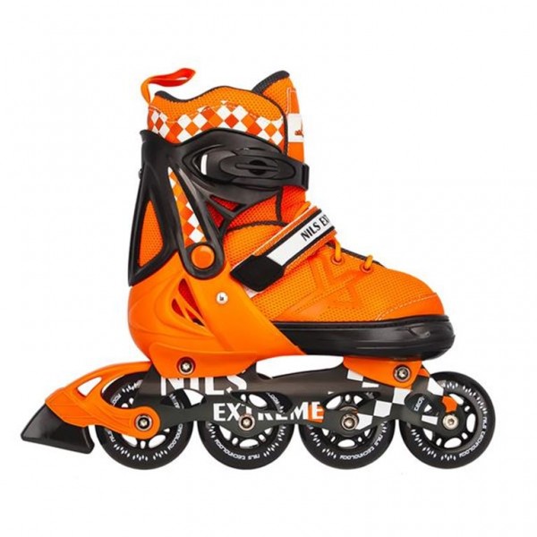 Αυξομειούμενα Πατίνια Roller NA 13911 A INLINE SKATES NILS EXTREME ΠΟΡΤΟΚΑΛΙ -SMALL (31-34)