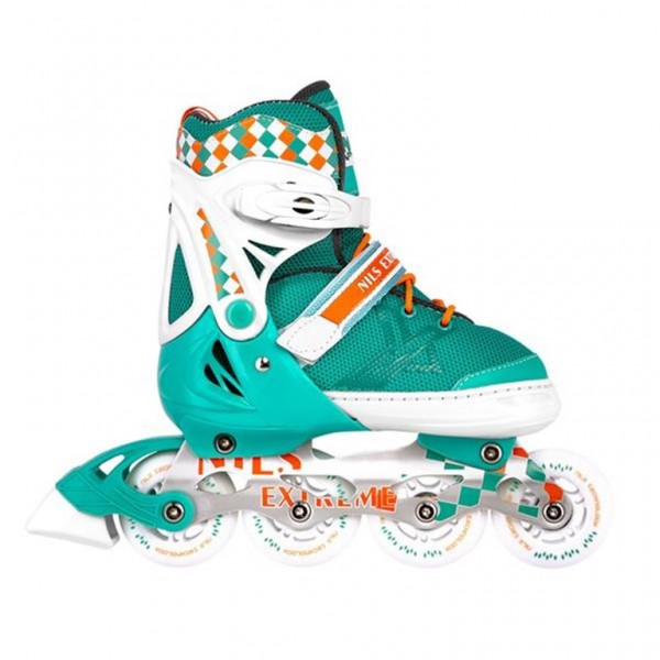 Αυξομειούμενα Πατίνια Roller NA 13911 A INLINE SKATES NILS EXTREME ΠΕΤΡΟΛ -LARGE(39-42)