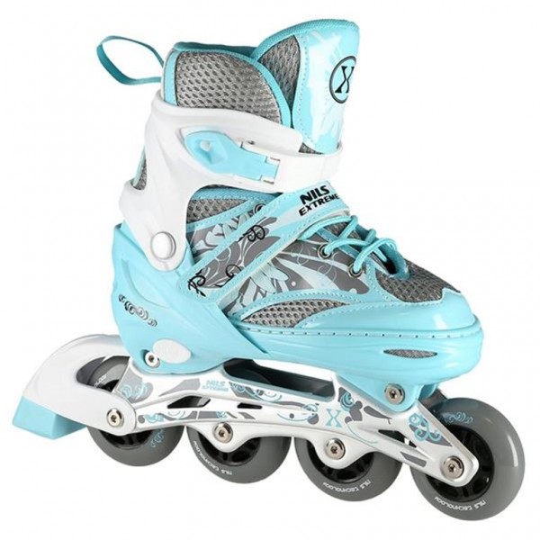 Αυξομειούμενα Πατίνια Roller NA 10602A INLINE SKATES NILS EXTREME ΜΠΛΕ -MEDIUM(35-38)