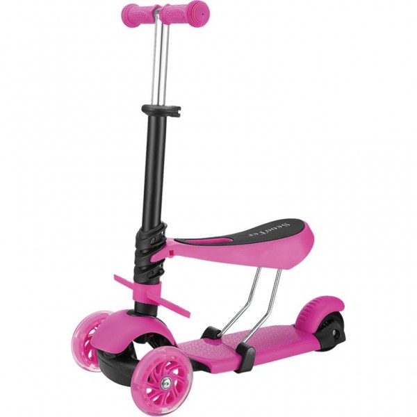 GC SCOOTER 2σε1 FUN S979A Ροζ