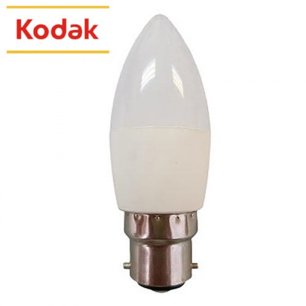 KODAK LED C37 B22 480LM WARM 6W/40W NON DIM IC DRIVER