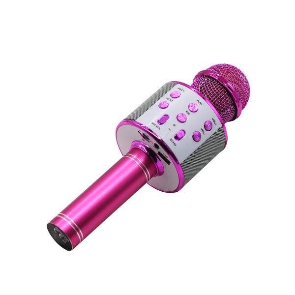 MANTA KARAOKE BLUETOOTH MICROPHONE & SPEAKER PINK