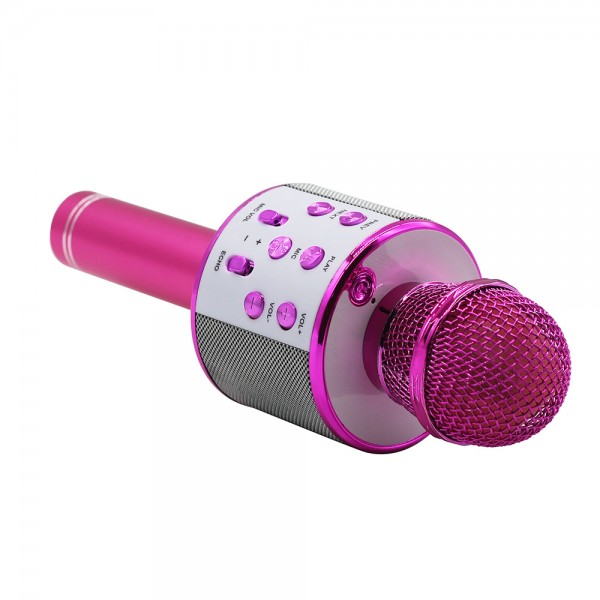 MANTA KARAOKE BLUETOOTH MICROPHONE & SPEAKER PINK