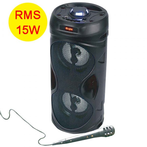 MANTA BT KARAOKE LOUDSPEAKER WITH MICROPHONE RMS 15W