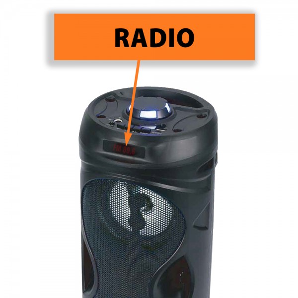 MANTA BT KARAOKE LOUDSPEAKER WITH MICROPHONE RMS 15W