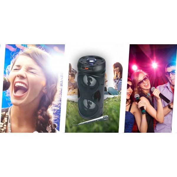 MANTA BT KARAOKE LOUDSPEAKER WITH MICROPHONE RMS 15W