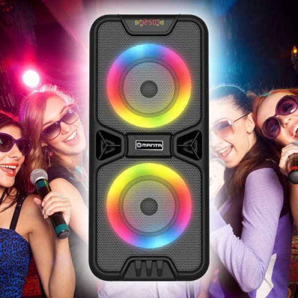 MANTA BLUETOOTH KARAOKE SPEAKER RMS 30W WITH MICROPHONE