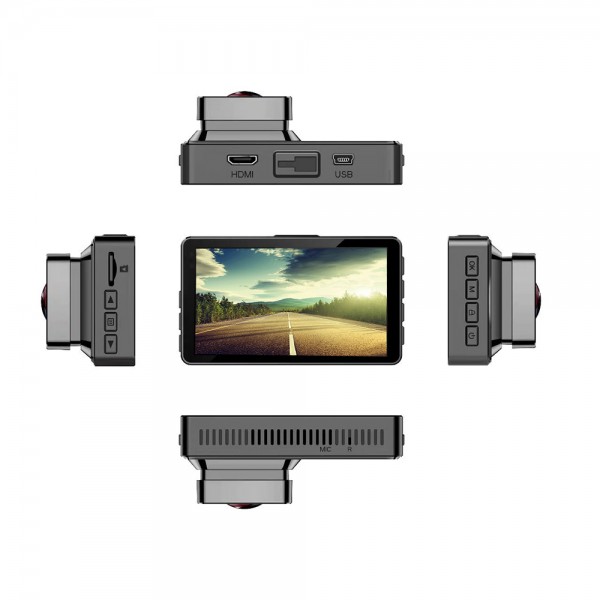 MANTA FHD CAR RECORDER WITH REAR VIEW CAMERA