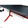 LC-POWER GAMING DESK WITH EXTRA SHELVES BLACK/RED