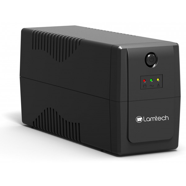 LAMTECH UPS WITH AVR 650V,CPU 12V7AH 2 SCHUKO SOCKET