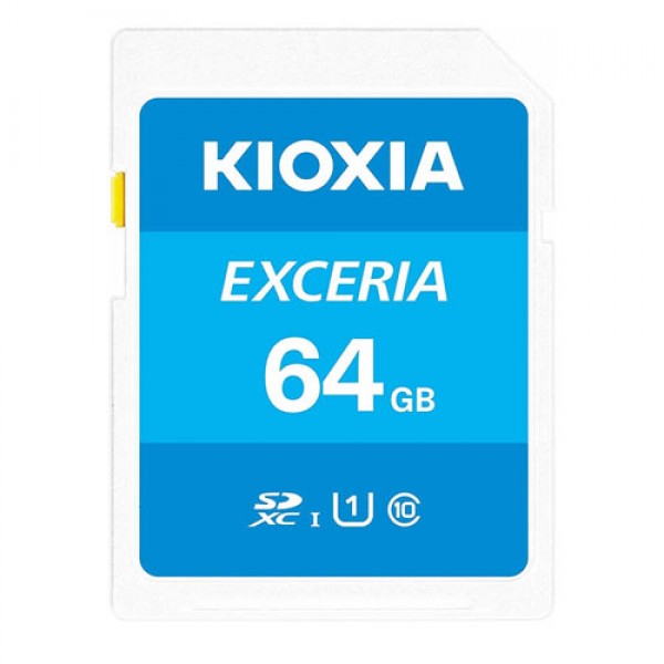 KIOXIA SD EXCERIA 64GB UHS I 100MBs