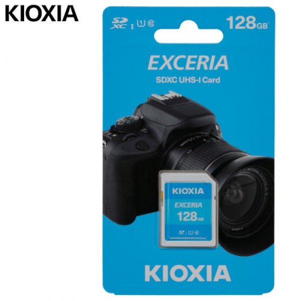 KIOXIA SD EXCERIA 128GB UHS I 100MBs