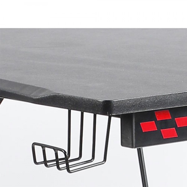 LAMTECH GAMING DESK BLACK-RED