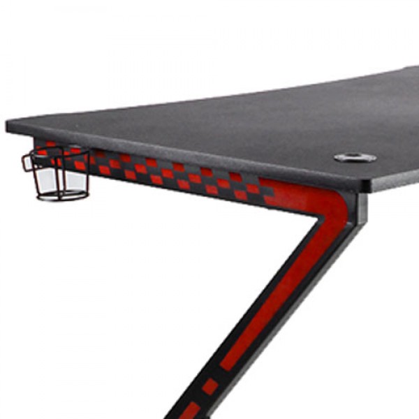 LAMTECH GAMING DESK BLACK-RED