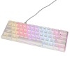 LAMTECH RGB MECHANICAL GAMING KEYBOARD BLUE SWITCH WHITE WITH TYPE-C PORT 'PLUTO'